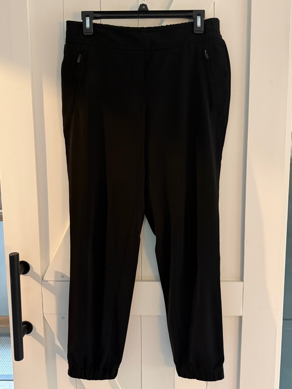 Cache Black Pull-On Capri Jogger Pants